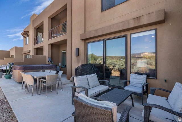 5010 Escapes Drive St. George, UT 84770 - Photo 28 of 46 Patio / terrace featuring outdoor lounge area and a patio