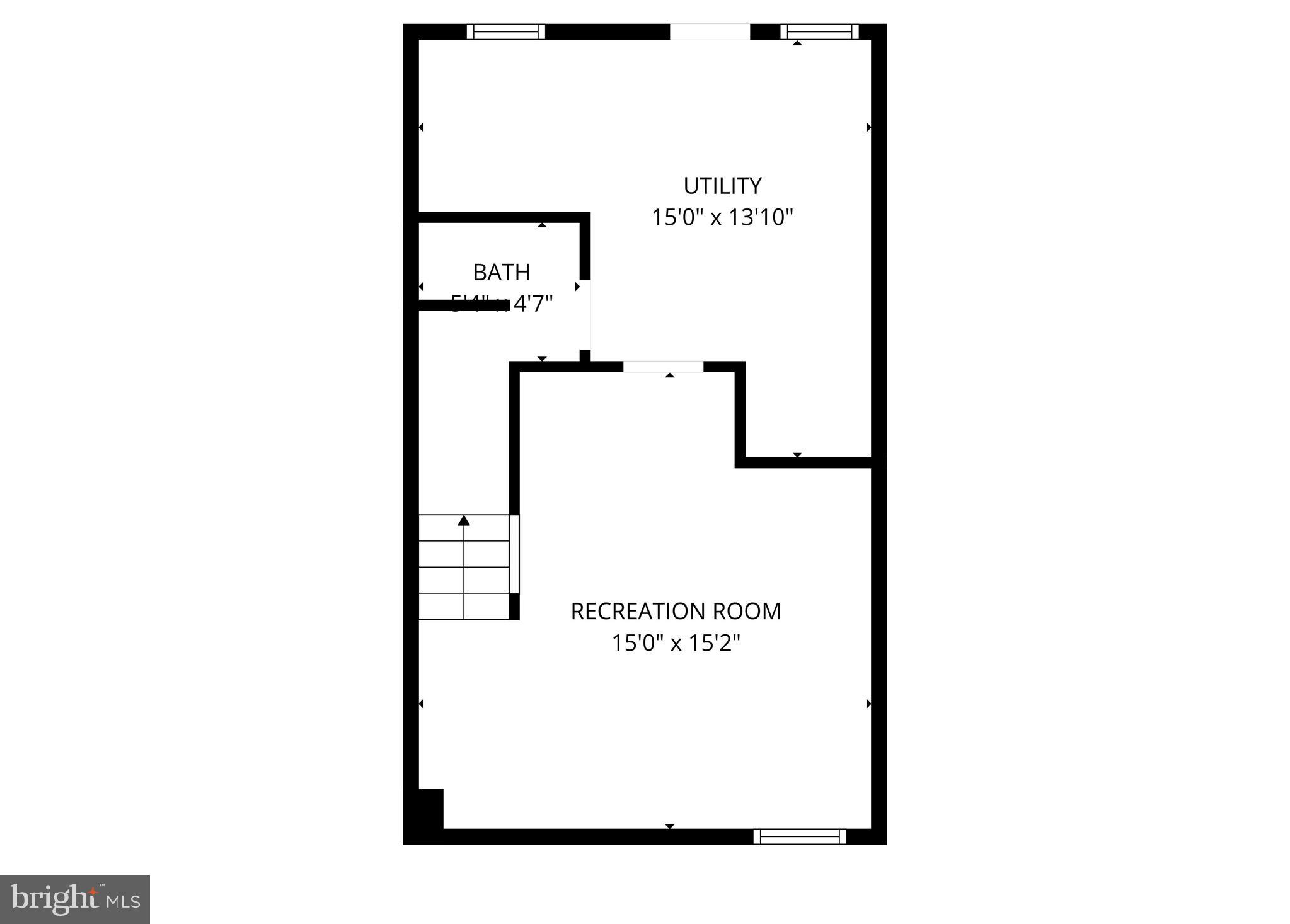 2734 Plainfield Road Baltimore, MD 21222 - Photo 34 of 34 Lower Level Floor Plan