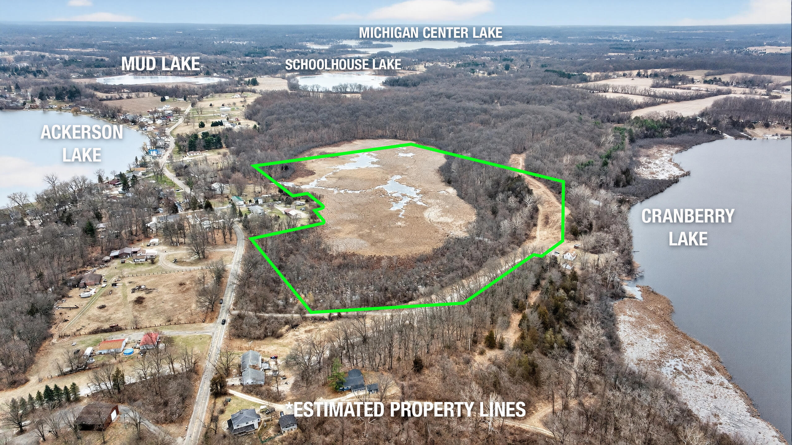 Vl Ackerson Lake Road Jackson, MI 49201 - Photo 1 of 5 Ackerson Lake Rd VL Parcel (Aerials) - 1