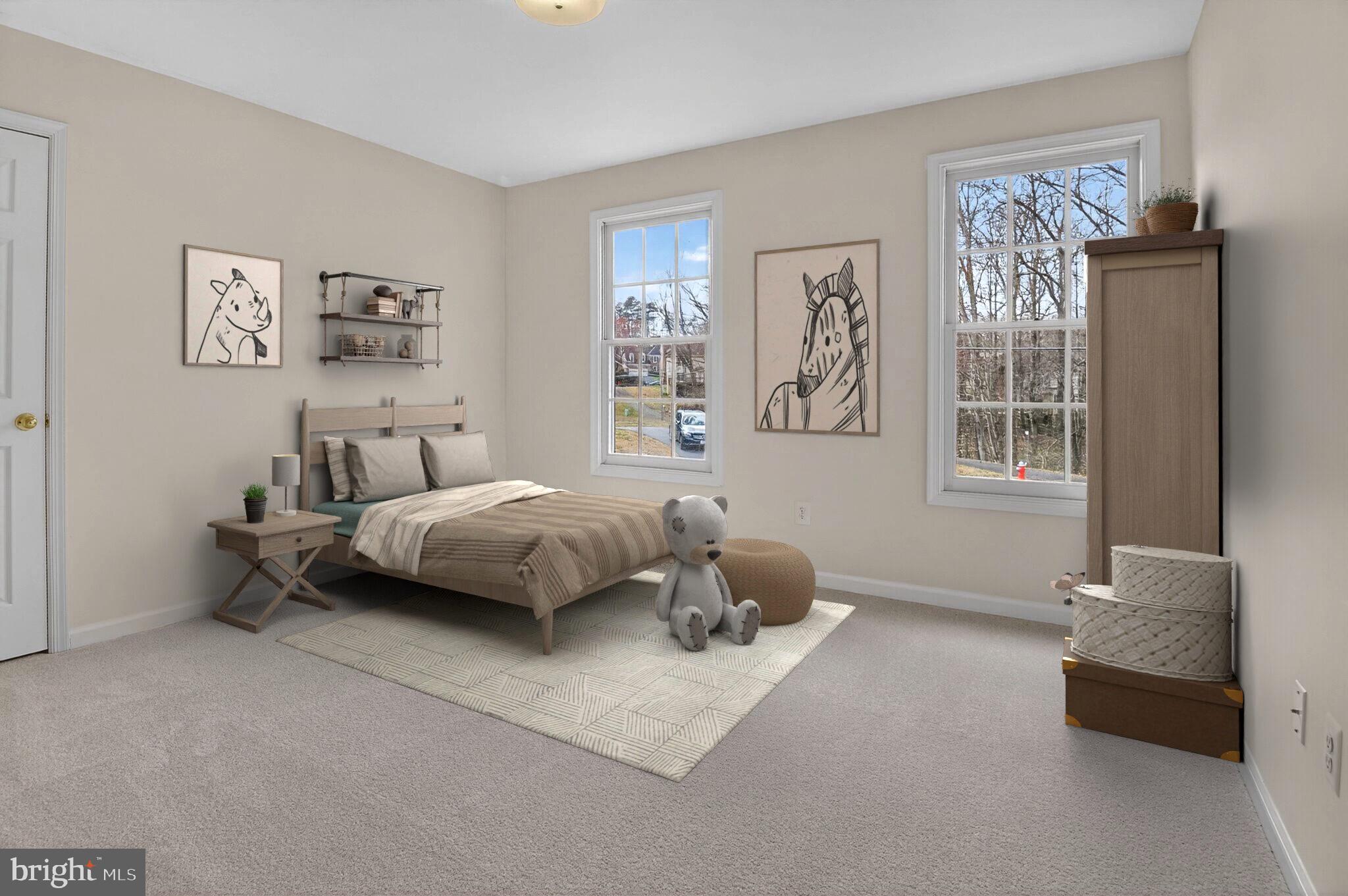 8301 Kings Ridge Court Springfield, VA 22153 - Photo 16 of 20 a bedroom with furniture and a window