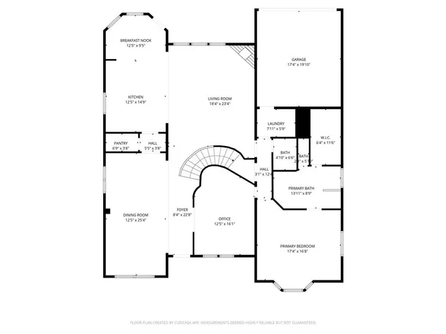 a picture of a floor plan