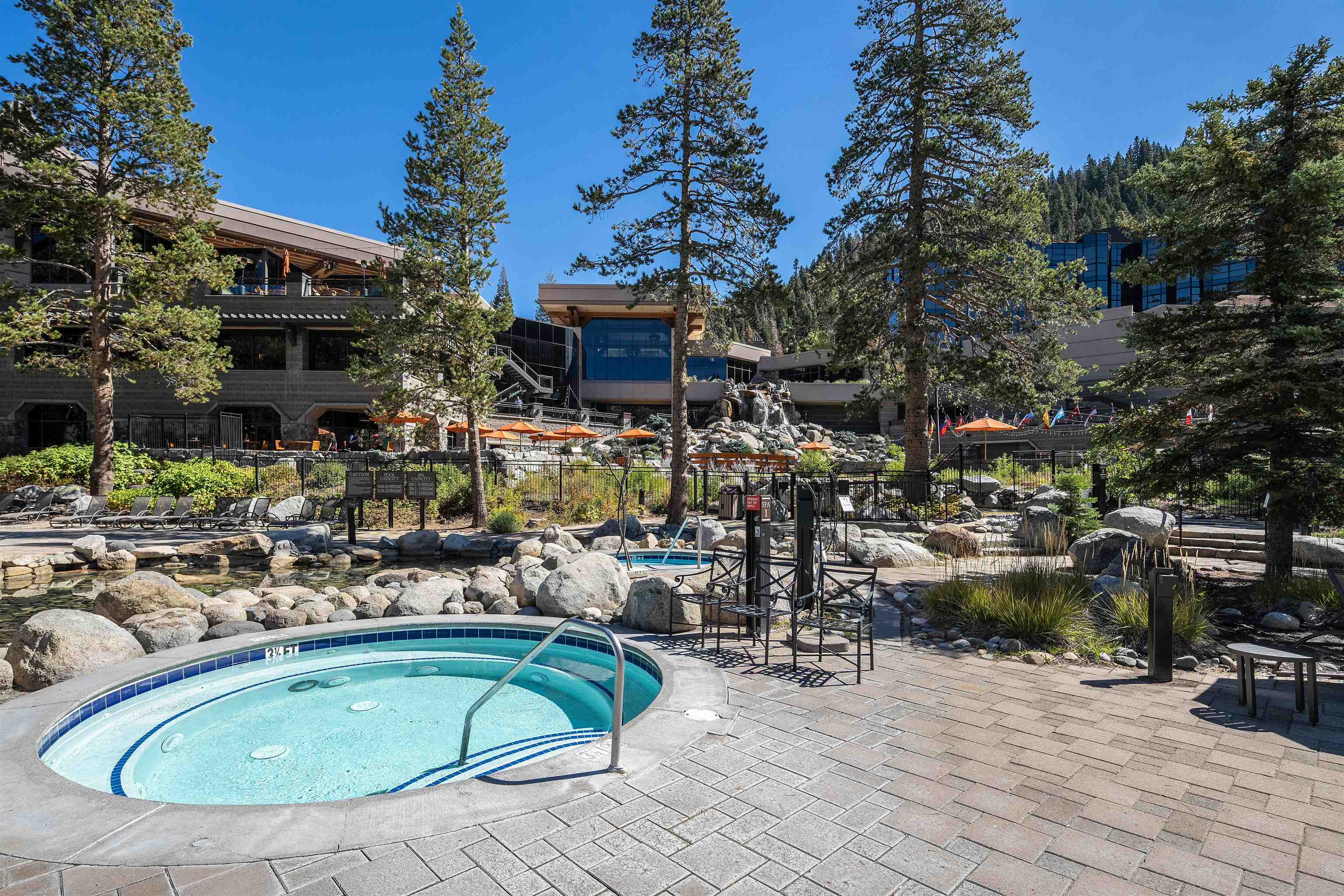 400 Resort Road, Unit 932 Olympic Valley, CA 96146 - Photo 20 of 24 a view of a swimming pool with outdoor seating