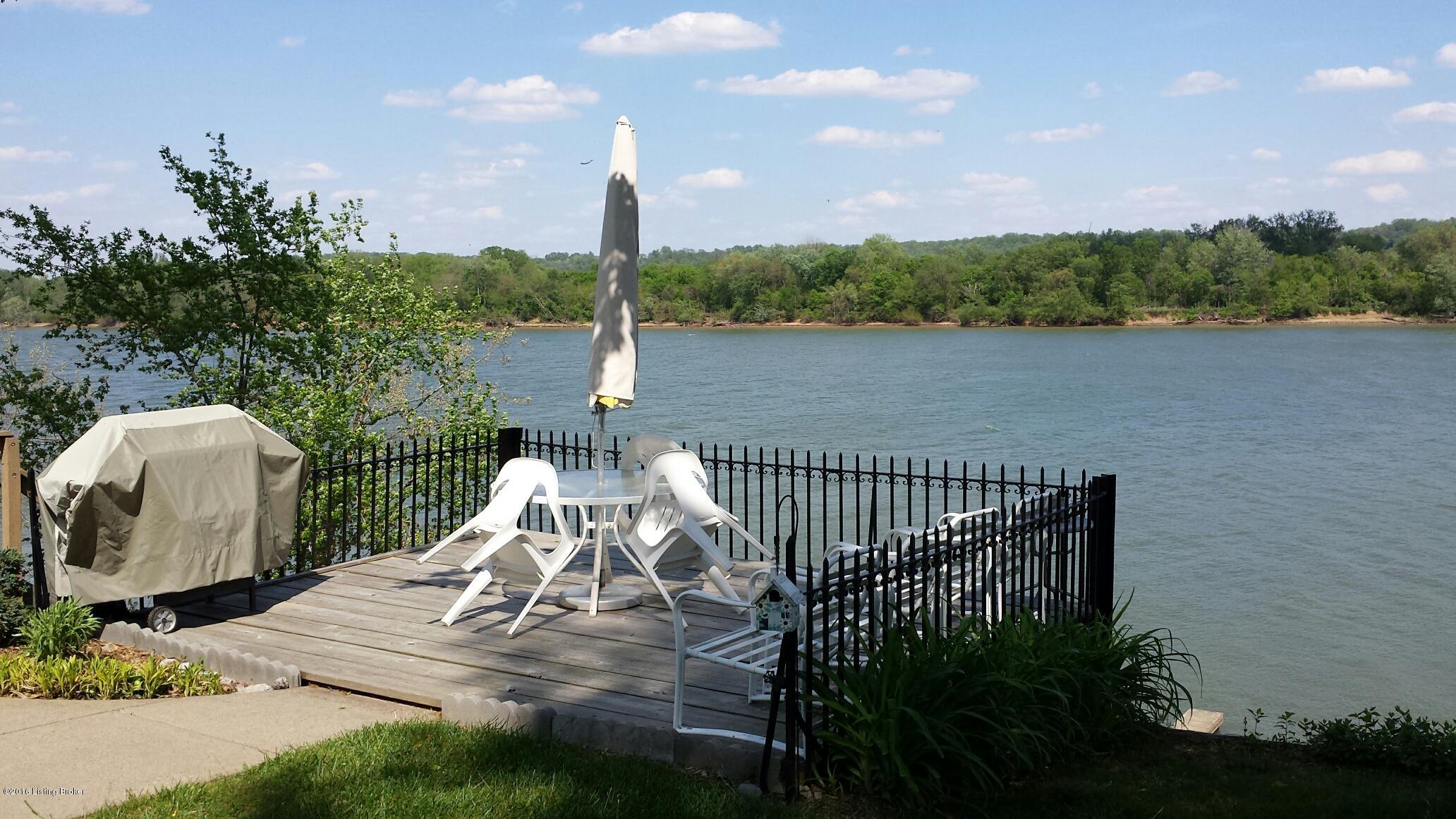6802 Longview Beach Road Jeffersonville, IN 47130 - Photo 2 of 14 longview beach deck overlooking river
