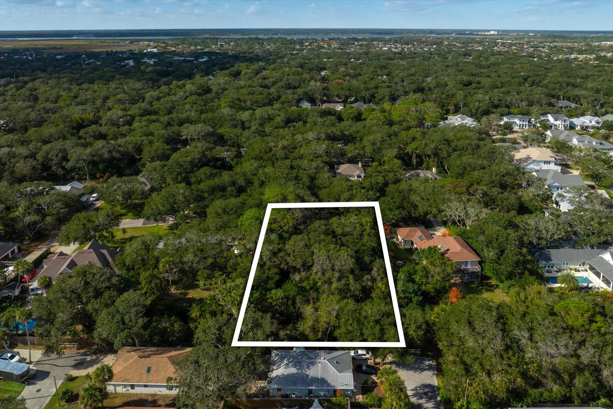 44 Ocean Pines Drive St. Augustine, FL 32080 - Photo 15 of 17 an aerial view of house with a yard