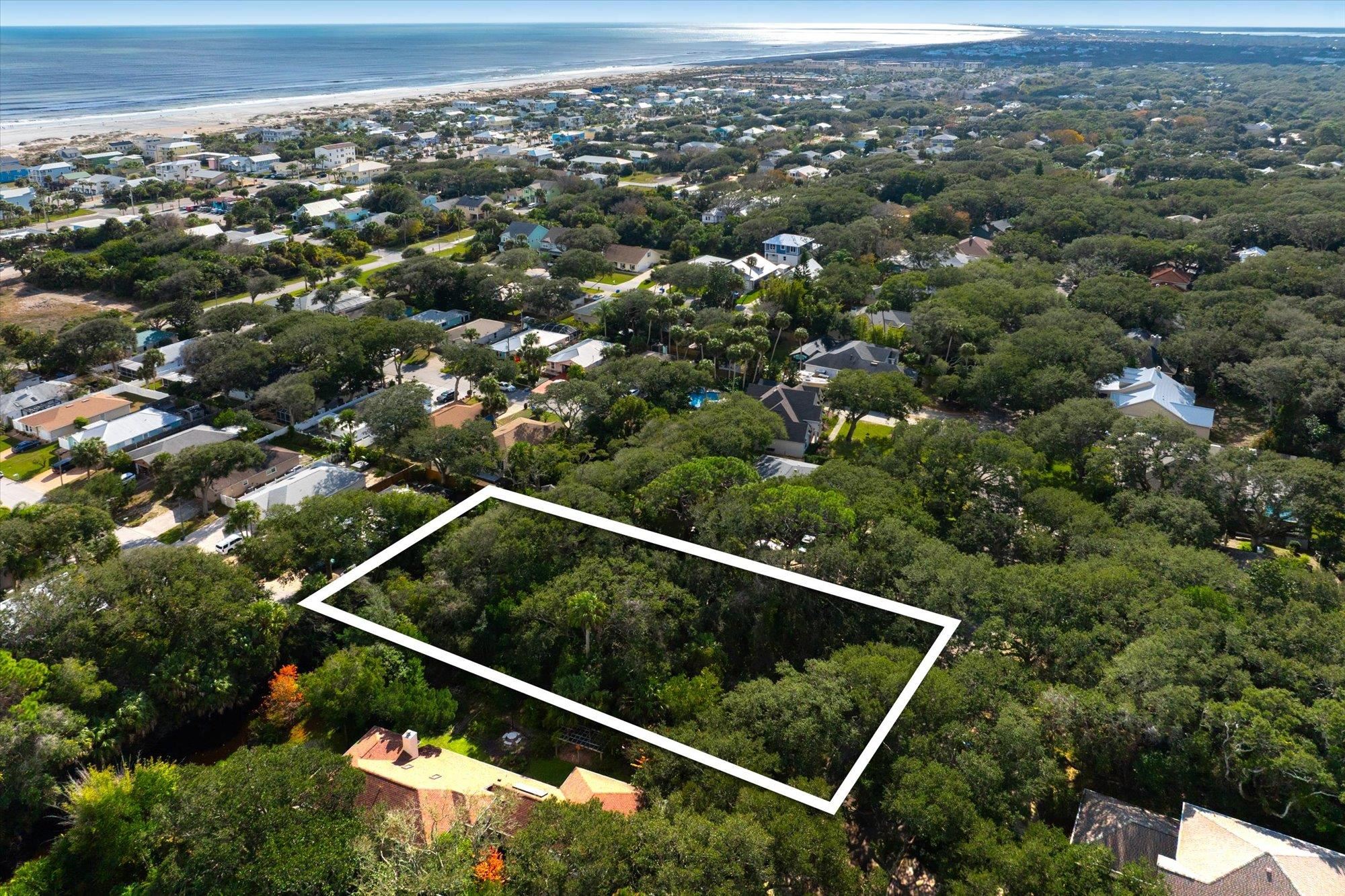 44 Ocean Pines Drive St. Augustine, FL 32080 - Photo 8 of 17 an aerial view of house with yard
