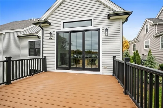 a view of a house with wooden floor