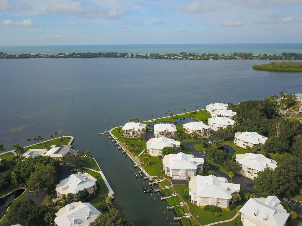 11000 Placida Road, Unit 2301 Placida, FL 33946 - Photo 38 of 39 Placida Harbour Club aerial views overlooking the Intracoastal, Little Gasparilla Island & the Gulf of Mexico