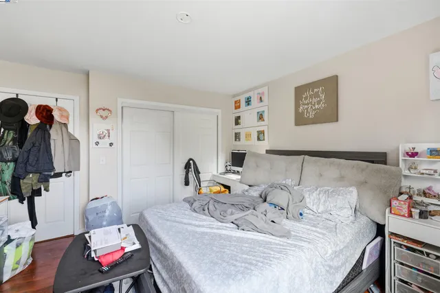 a view of gym equipment and a rug