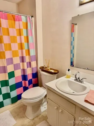a bathroom with a sink and toilet