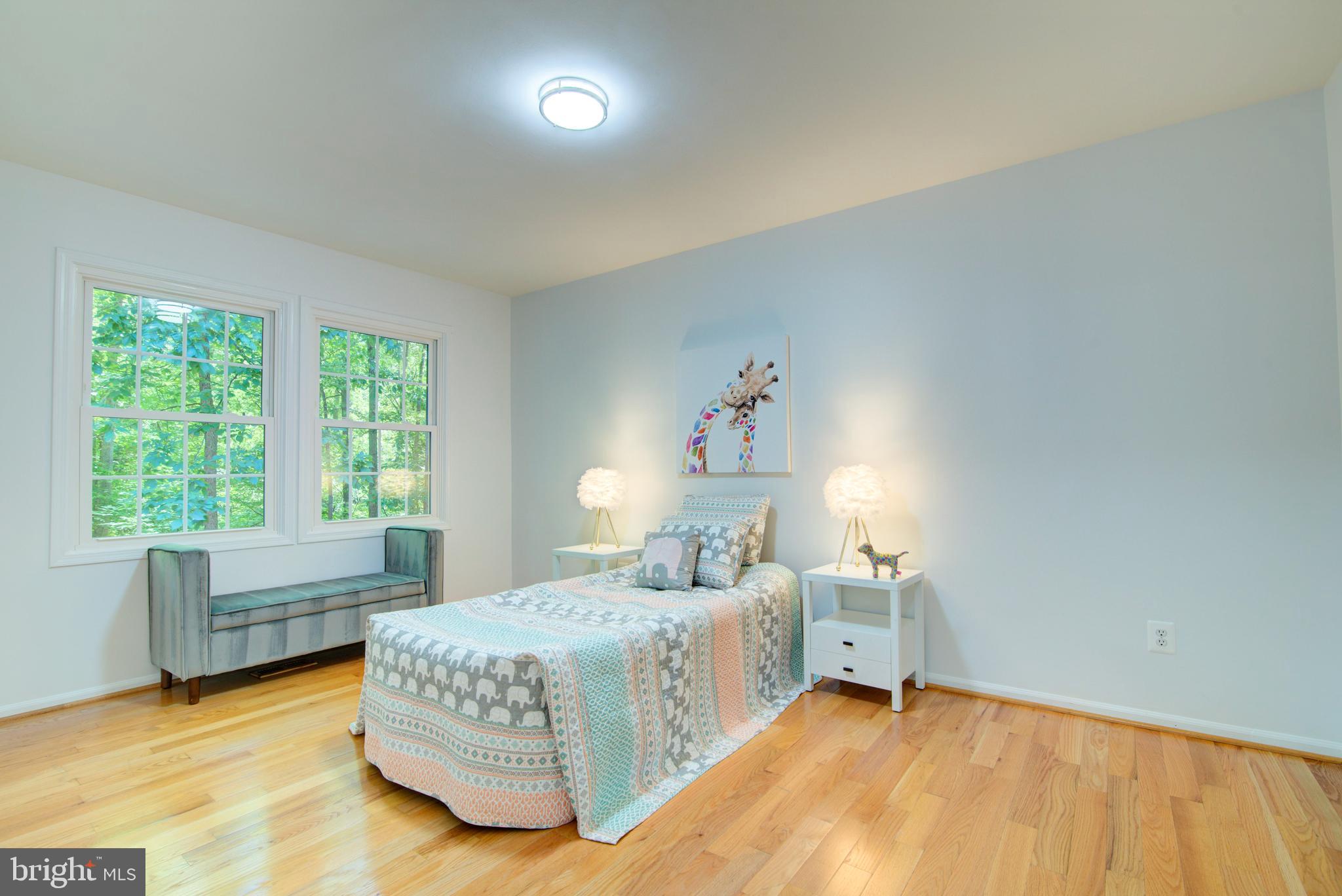 12029 Lake Newport Road Reston, VA 20194 - Photo 19 of 30 Upper Level Bedroom #5 with Hardwood Floors.