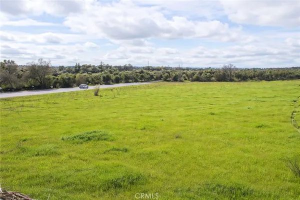 a view of an ocean from a yard