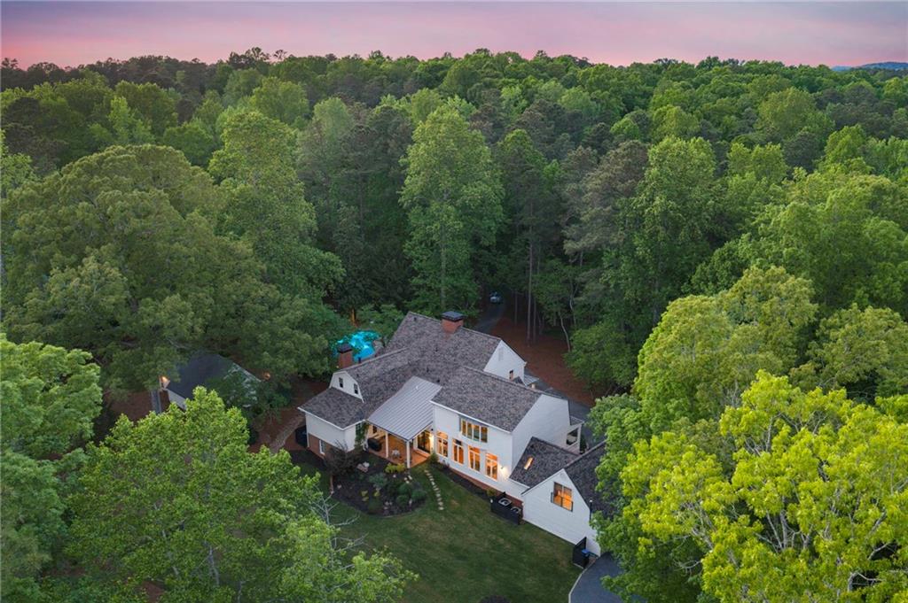 1550 Lackey Road Roswell, GA 30075 - Photo 11 of 92 an aerial view of a house with mountain view