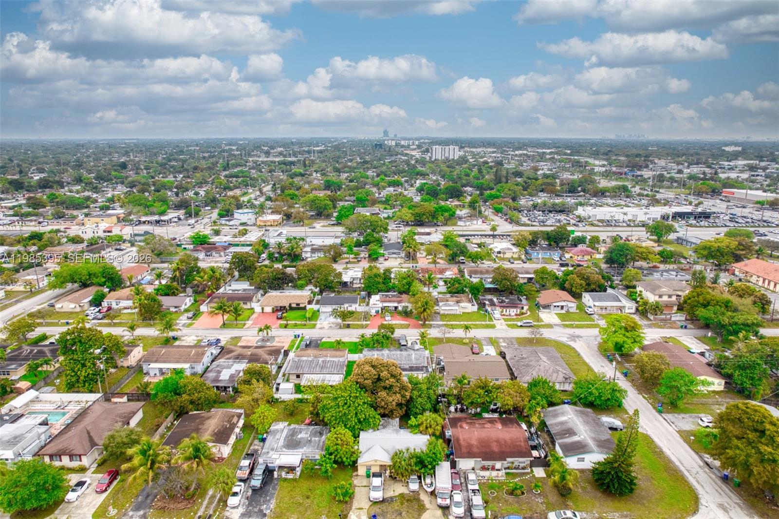 6111 Southwest 20th Court Miramar, FL 33023 - Photo 4 of 31 an aerial view of residential houses with outdoor space and trees