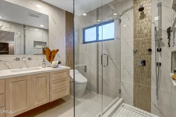 a view of a porch with a patio