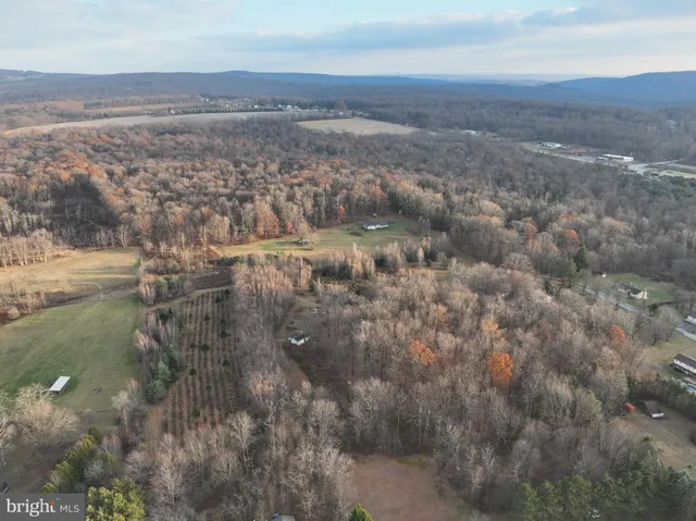 a view of city and mountain