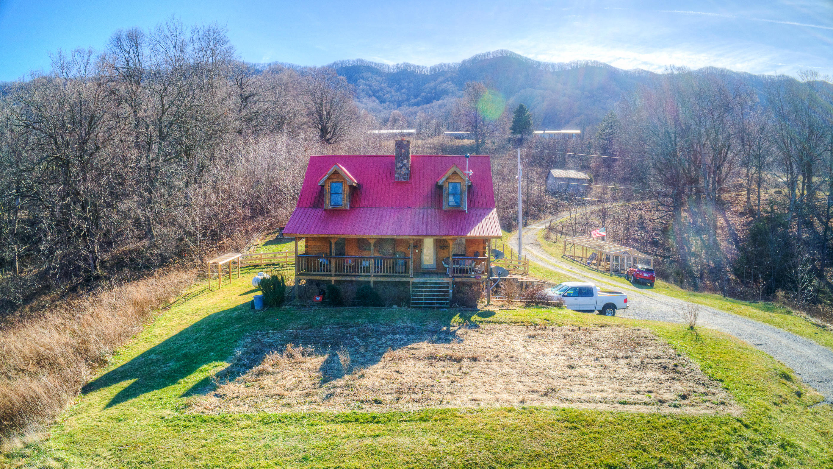 5076 Green Valley Road Lebanon, VA 24266 - Photo 36 of 57 a view of a swimming pool with a yard