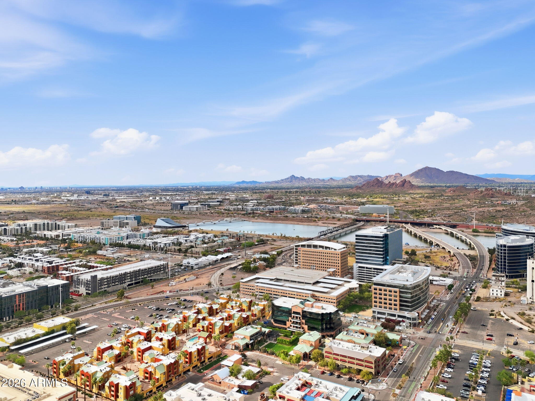 21 East 6th Street, Unit 608 Tempe, AZ 85281 - Photo 16 of 25 an aerial view of residential houses with outdoor space