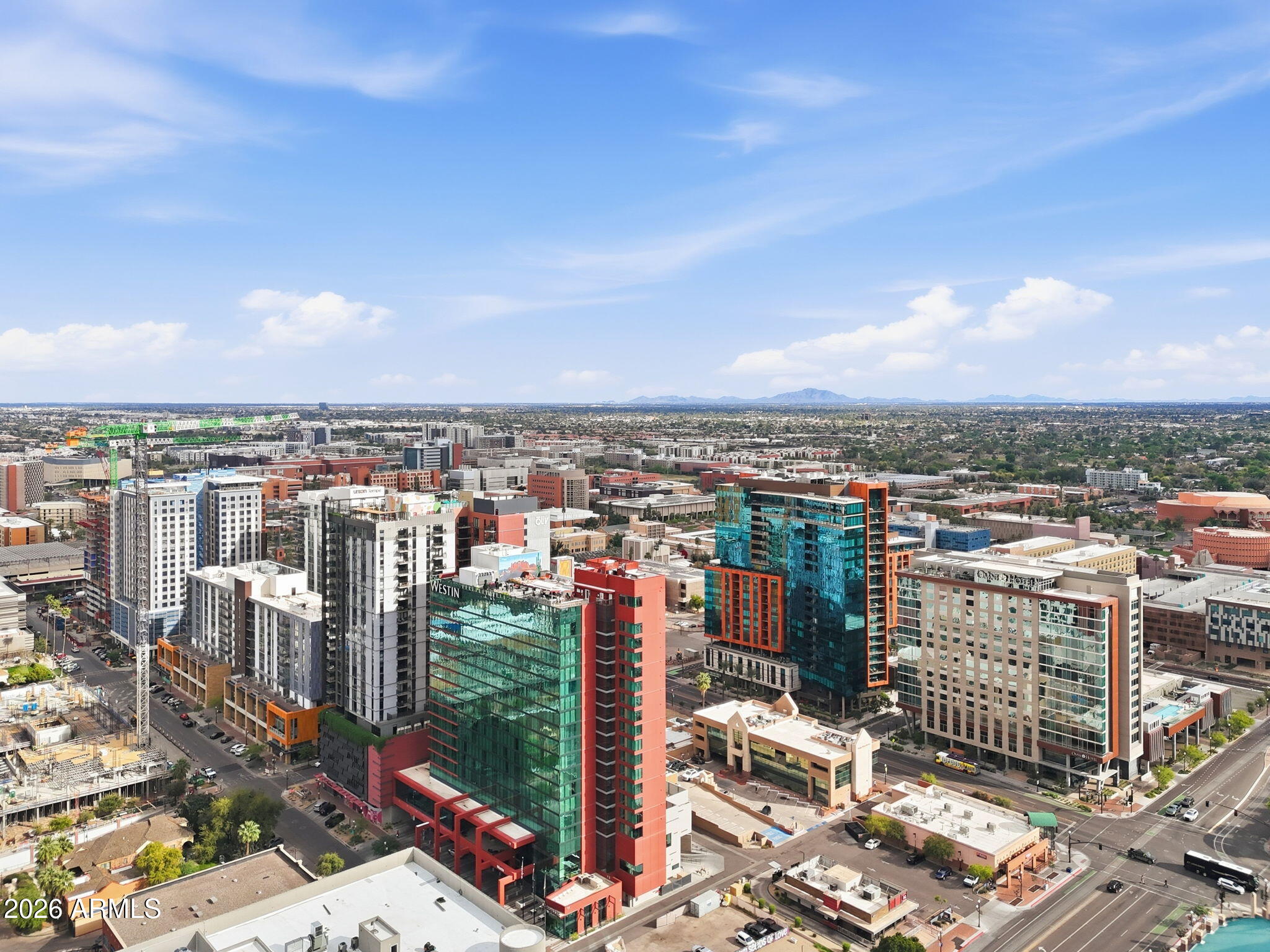 21 East 6th Street, Unit 608 Tempe, AZ 85281 - Photo 24 of 25 an aerial view of city
