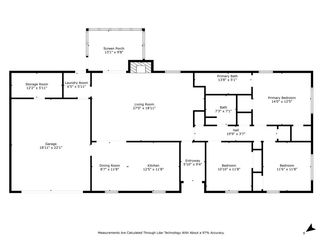 625 Deer Drive Greenville, TX 75402 - Photo 28 of 29 a picture of a floor plan