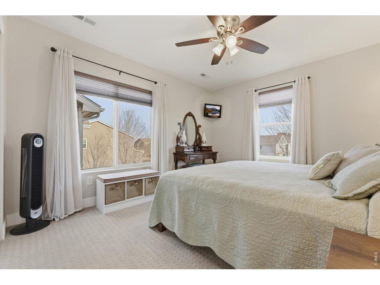 1148 Wagon Bend Road Berthoud, CO 80513 - Photo 21 of 50 2nd floor bedroom southeast corner (front of home) entry