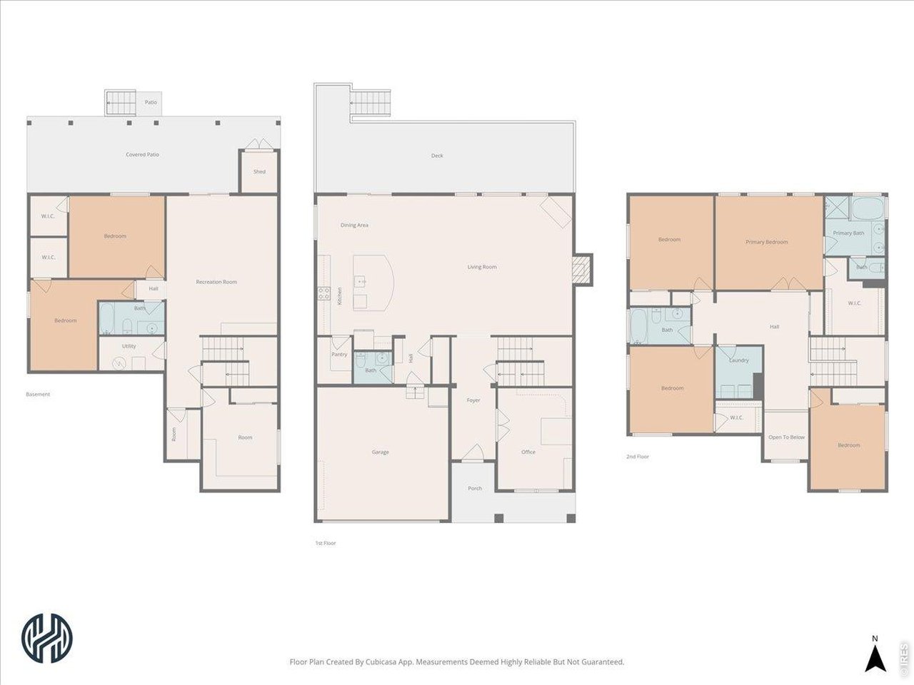 1148 Wagon Bend Road Berthoud, CO 80513 - Photo 47 of 50 All three levels floor plans