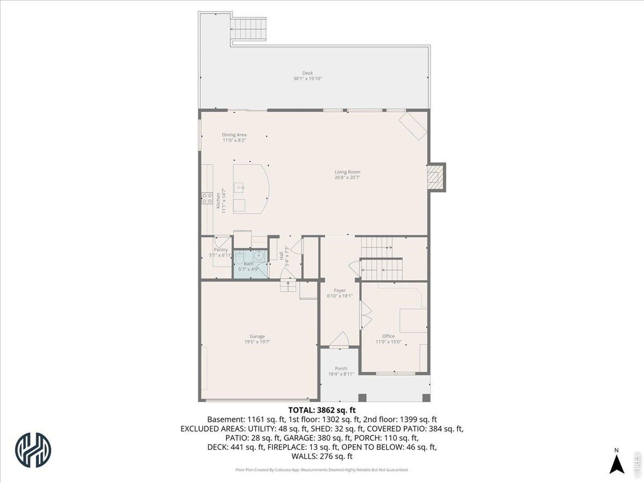 1148 Wagon Bend Road Berthoud, CO 80513 - Photo 49 of 50 Main level floor plan