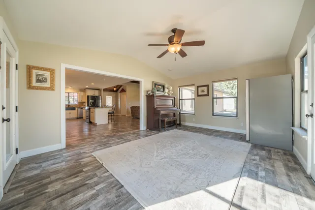 a view of a living room