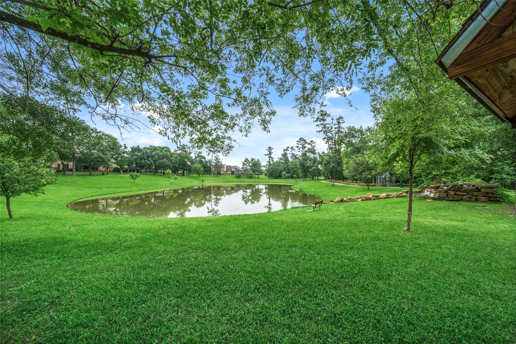 19718 Teller Boulevard Spring, TX 77388 - Photo 36 of 47 a view of a lake with a big yard