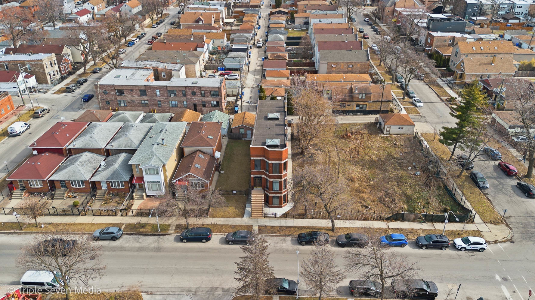 3315 South Wood Street Chicago, IL 60608 - Photo 17 of 80 an aerial view of a building