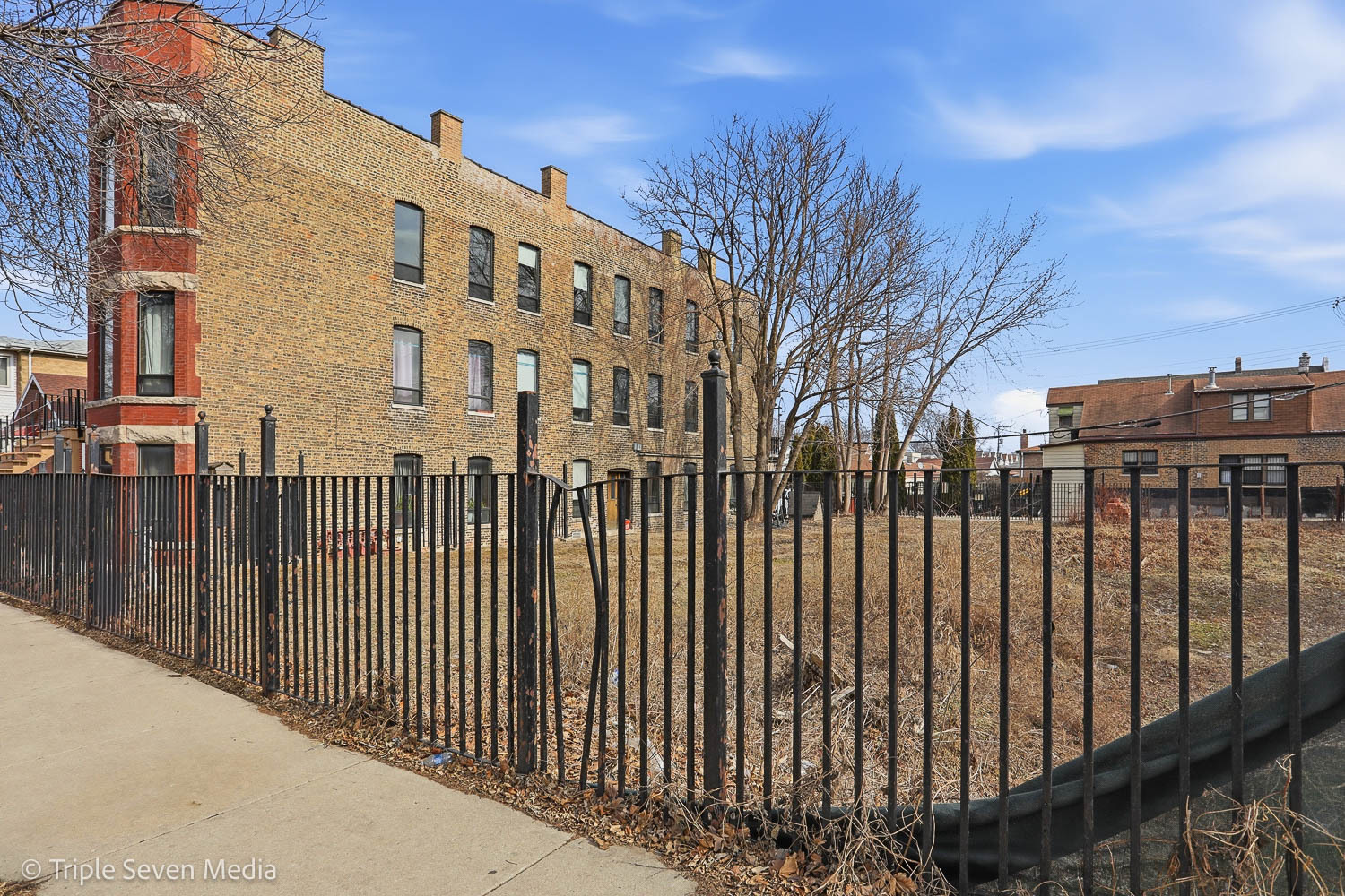 3315 South Wood Street Chicago, IL 60608 - Photo 10 of 80 a view of a brick building from a balcony
