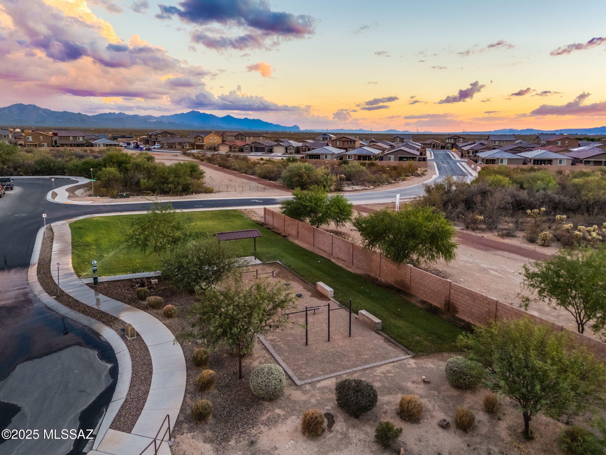12100 East Ryscott Circle Vail, AZ 85641 - Photo 50 of 53 a view of a garden with a lake
