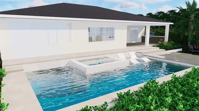 aerial view of residential houses with outdoor space