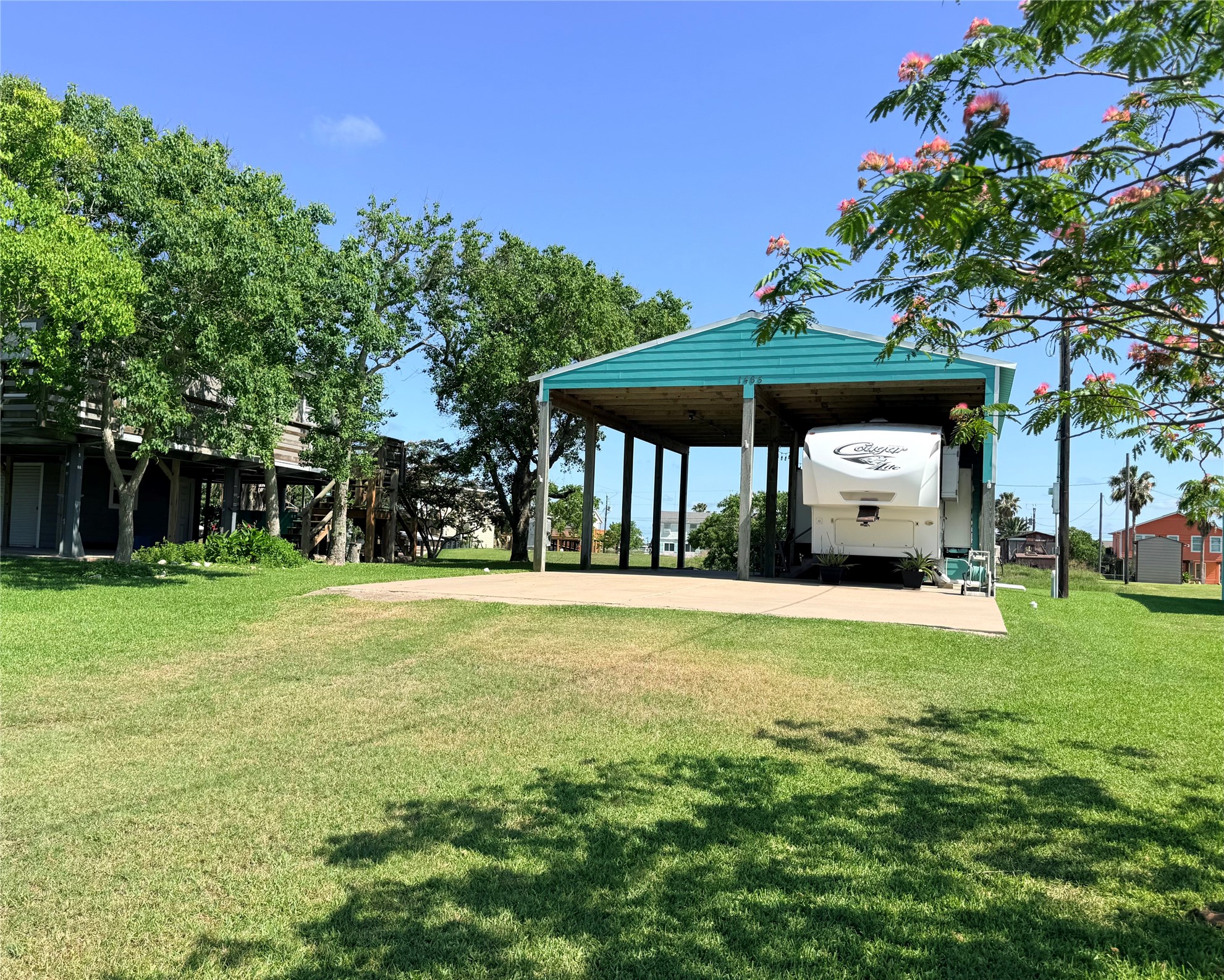 Lot 49-blk Sec 3 County Road 201 Sargent, TX 77414 - Photo 1 of 30 a view of a house with a yard