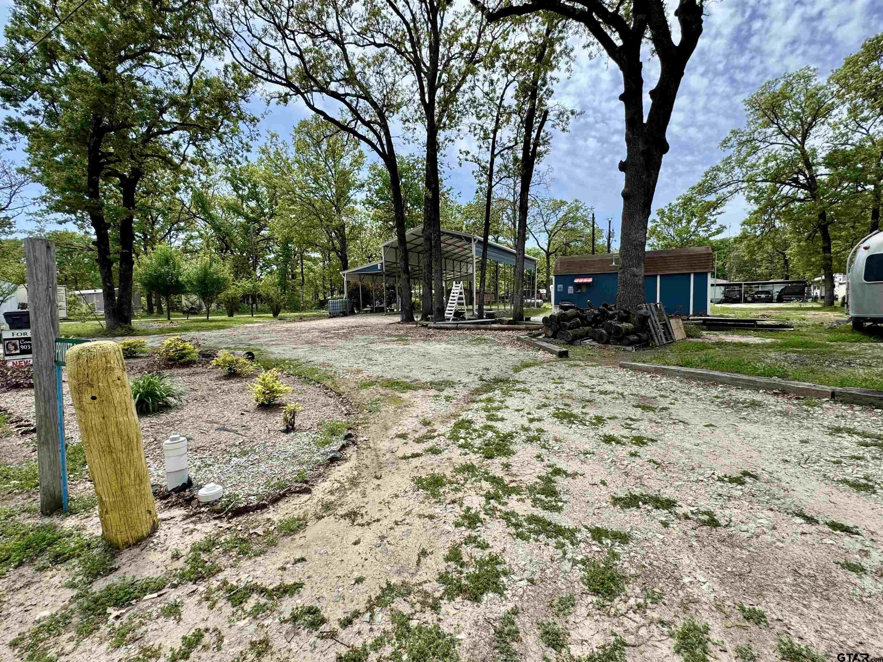 107 Private Road 7713 Emory, TX 75440 - Photo 12 of 22 a view of a yard with plants and trees