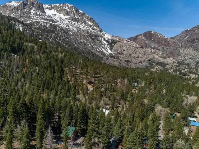 a view of a building with an ocean view