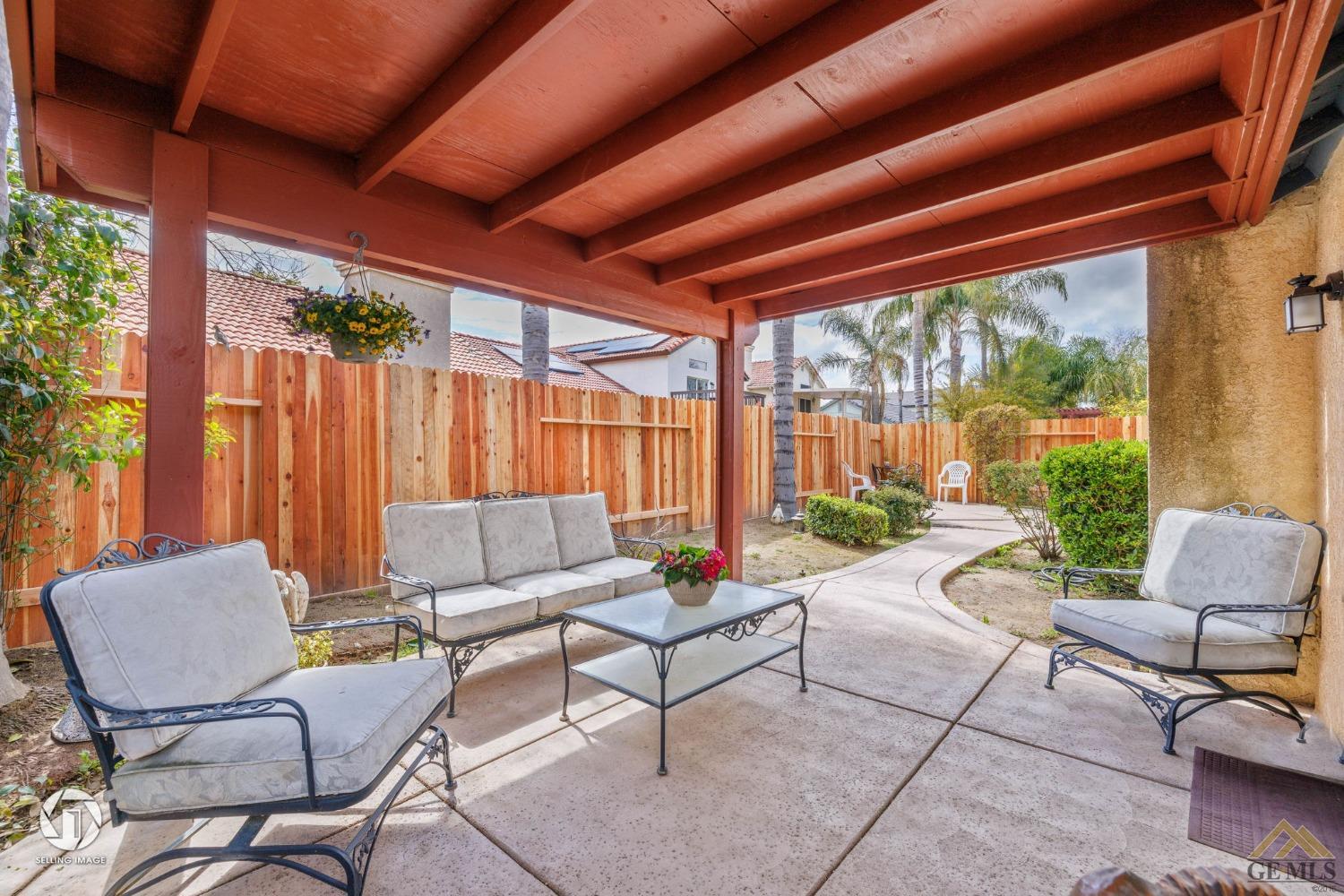 Undisclosed Address Bakersfield, CA 93312 - Photo 23 of 33 a outdoor living space with furniture and garden view