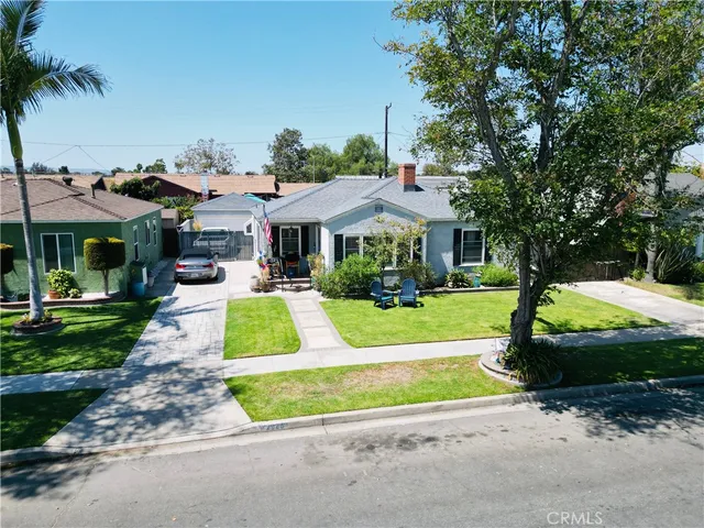a view of a house with a swimming pool