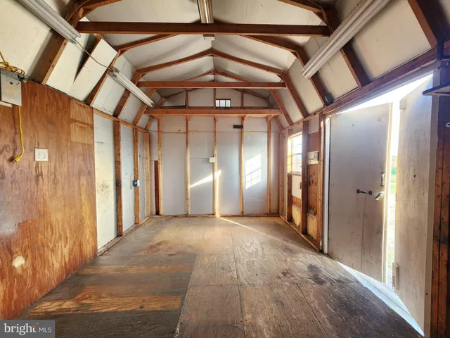 a backyard of a house