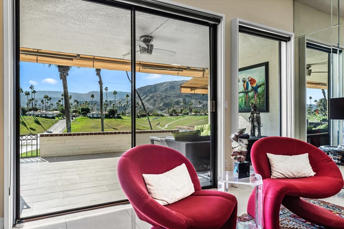 1 Cueta Drive Rancho Mirage, CA 92270 - Photo 5 of 39 a view of a room with furniture and a large window