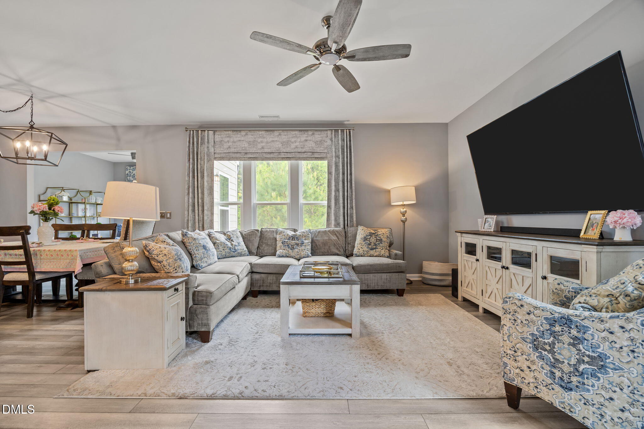 1108 Felman Road Durham, NC 27703 - Photo 3 of 28 a living room with furniture and a flat screen tv