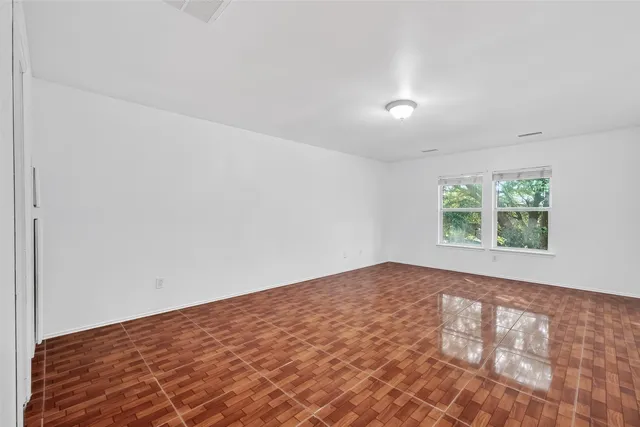 wooden floor in a room