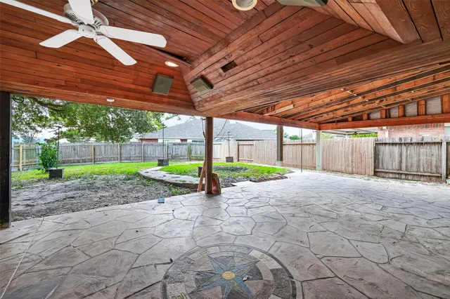 a view of a backyard with a backyard