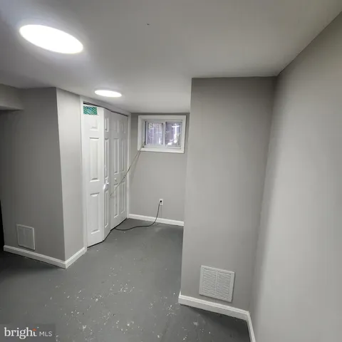 a close view of water heater room