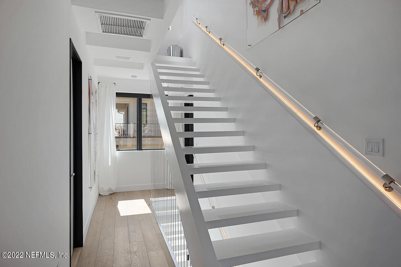 1304 Strand Street Neptune Beach, FL 32266 - Photo 38 of 58 Floating Staircase