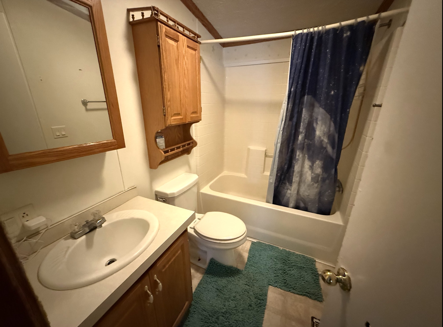 3404 Old Plank Road Park City, IL 60085 - Photo 16 of 20 a bathroom with a sink toilet and shower