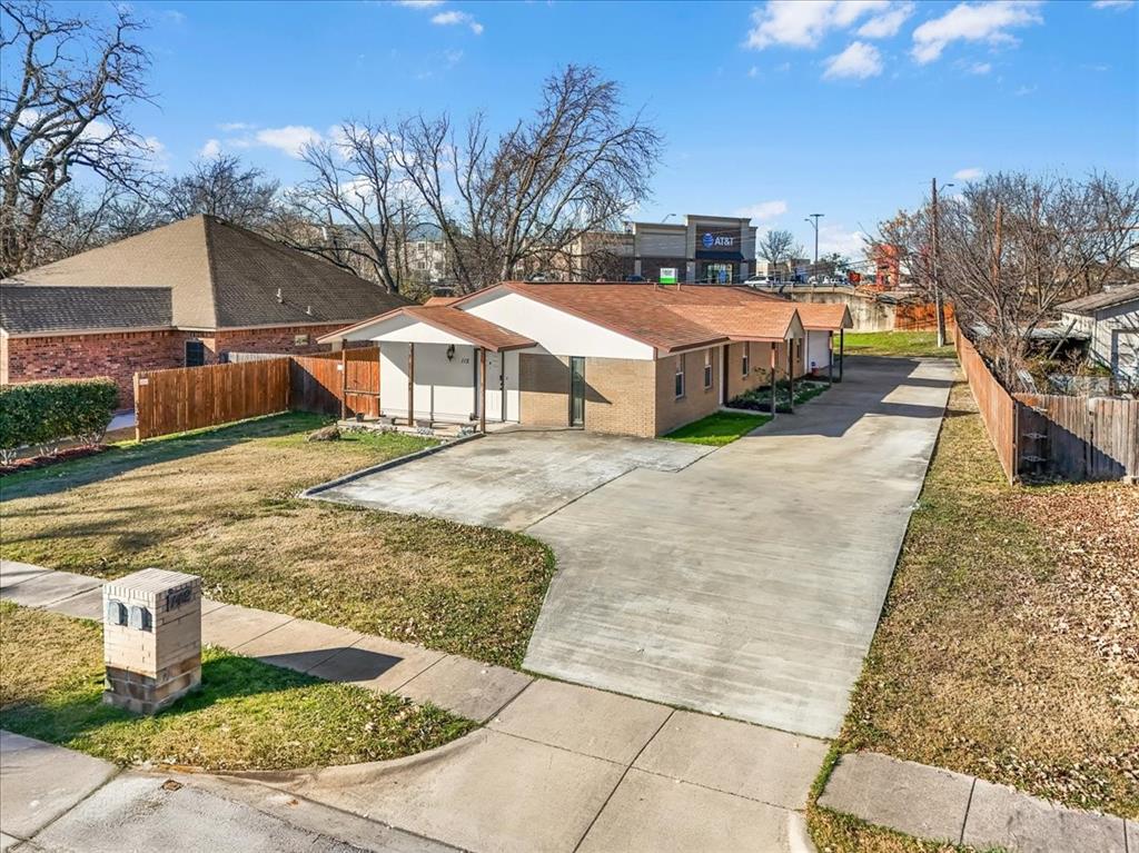 112 Del Rio Avenue, Unit A & B Benbrook, TX 76126 - Photo 24 of 33 a view of a house with a patio