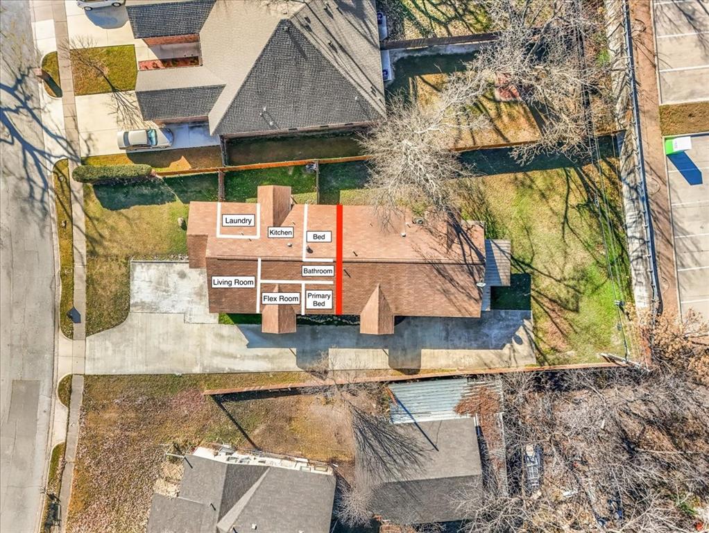 112 Del Rio Avenue, Unit A & B Benbrook, TX 76126 - Photo 33 of 33 a view of a house with a yard