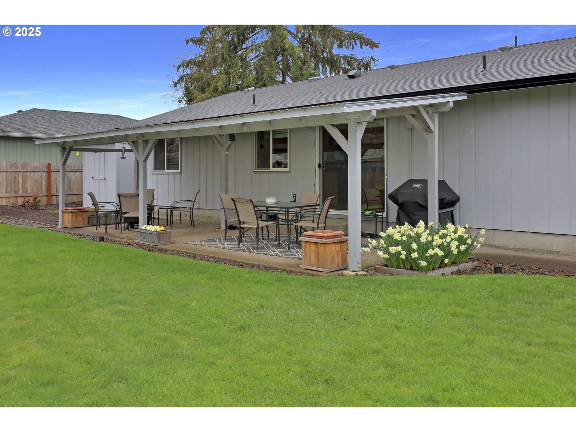 3670 Plumtree Drive Eugene, OR 97402 - Photo 43 of 47 a front view of house with yard and seating area