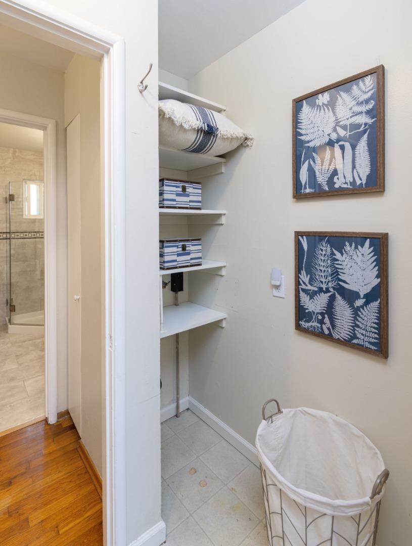 710-712 Riverview Drive Capitola, CA 95010 - Photo 24 of 37 a view of a hallway with shelves
