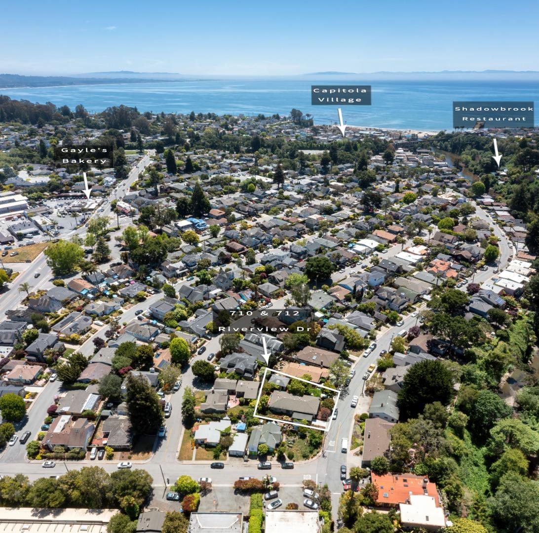710-712 Riverview Drive Capitola, CA 95010 - Photo 33 of 37 an aerial view of a city
